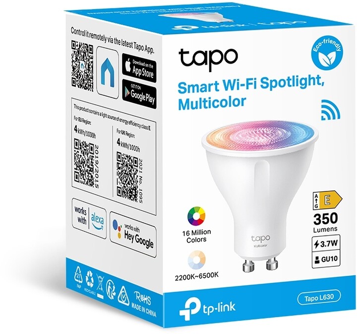 TP-LINK Tapo L630 Wi-Fi LED barevná, 2200K-6500K, Chytrá žárovka_1180833274