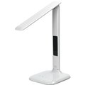 Solight LED stmívatelná stolní lampička s displejem, 6W, volba teploty světla, bílý lesk_1500382398