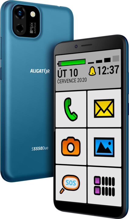 Aligator S5550 Senior, 2GB/16GB, Blue_349616985