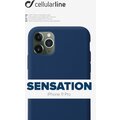 CellularLine ochranný silikonový kryt SENSATION pro Apple iPhone 11 Pro, modrá_1619690751