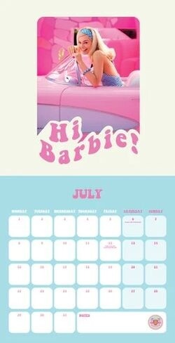Kalendář 2024 Barbie, nástěnný_200104958