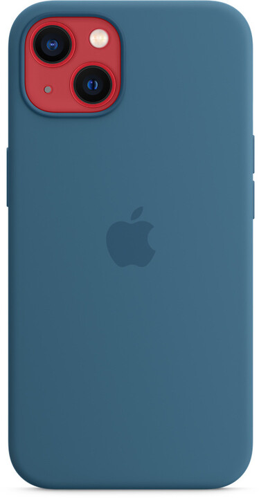 Apple silikonový kryt s MagSafe pro iPhone 13, ledňáčkově modrá_664543248