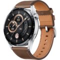 Huawei Watch GT 3 46 mm Classic Stainless Steel, Brown Leather Strap_2105944045