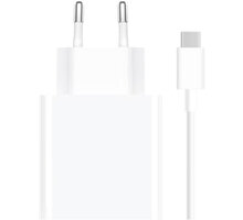 Xiaomi síťová nabíječka, 120W, bílá + USB-C kabel, bílá_1780396808