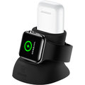 USAMS nabíjecí stojánek ZJ051 pro Apple Watch/Airpods, černá