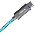 Mcdodo Knight rychlonabíjecí datový kabel USB-C s inteligentním vypnutím napájení, 1,5m, modrá_910732095