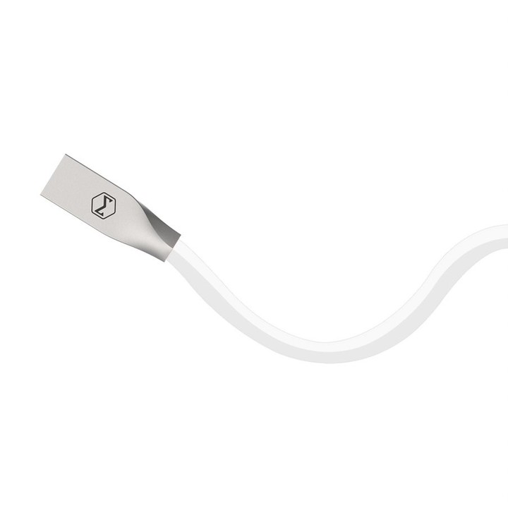 Mcdodo Zinc Alloy 3v1 nabíjecí kabel Lightning, microUSB, USB-C, 1,2m, bílá_1870649243
