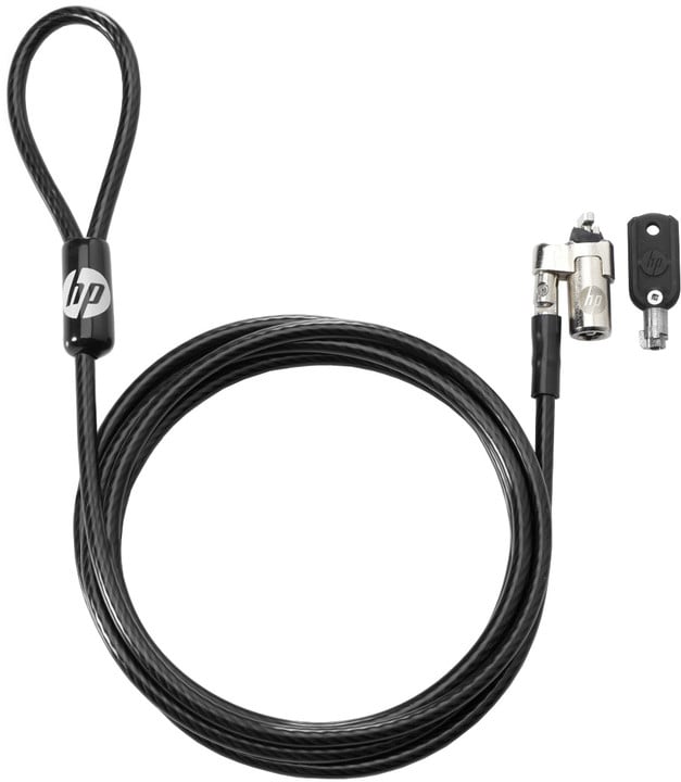 HP Keyed Cable Lock 10mm, bezpečnostní kabelový zámek
