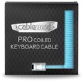 CableMod Pro Coiled Cable, USB-C/USB-A, 1,5m, Blueberry Cheesecake