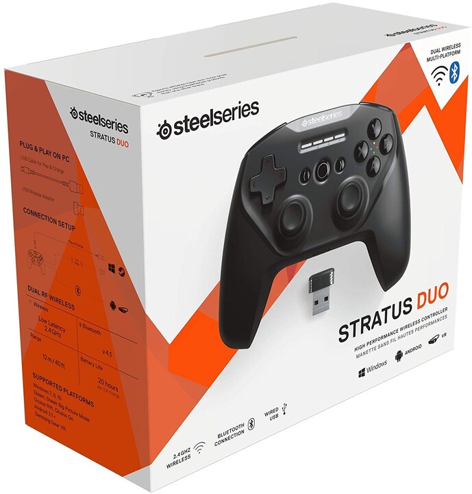 SteelSeries Stratus Duo, bezdrátový (PC, Android)