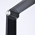 Solight LED stolní lampička stmívatelná, 8W, display, změna chromatičnosti, hliník, černá_1404795346