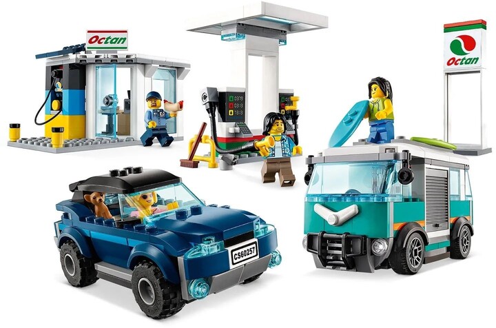 LEGO® City 60257 Benzínová stanice_653566565
