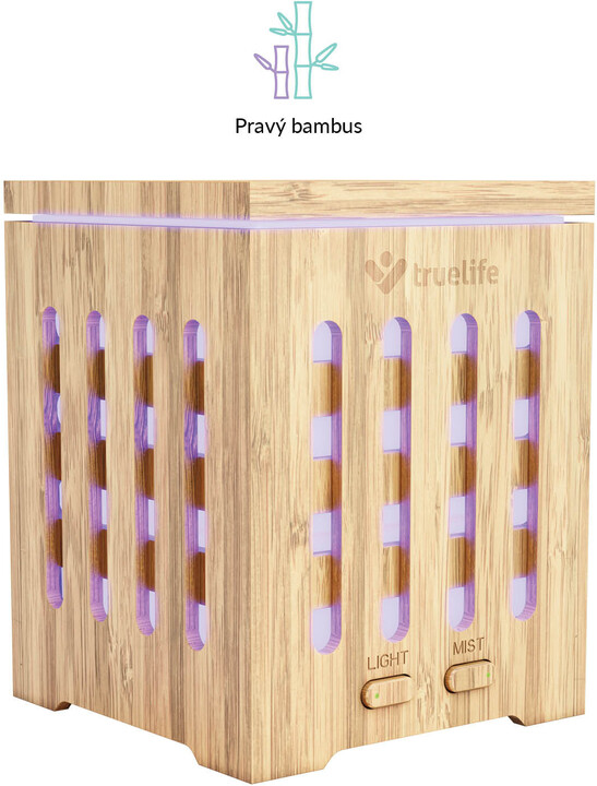 TrueLife AIR Diffuser D7 Bamboo, aroma difuzér a zvlhčovač vzduchu_880506464