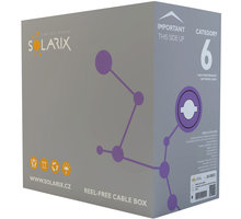 Solarix instalační kabel CAT6 UTP LSOH E 305m/box SXKD-6-UTP-LSOH 26100021