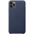 Apple kožený kryt na iPhone 11 Pro Max, půlnočně modrá_1971894849