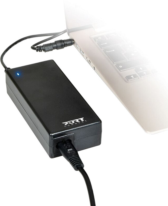 Port Connect univerzální napájecí adaptér k notebooku, 19V, 3,41A, 65W, 11x konektor_654300096