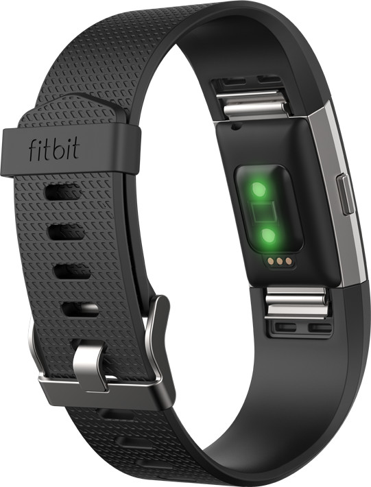 Google Fitbit Charge 2 Accessory TPU Band L, černá_1572817496