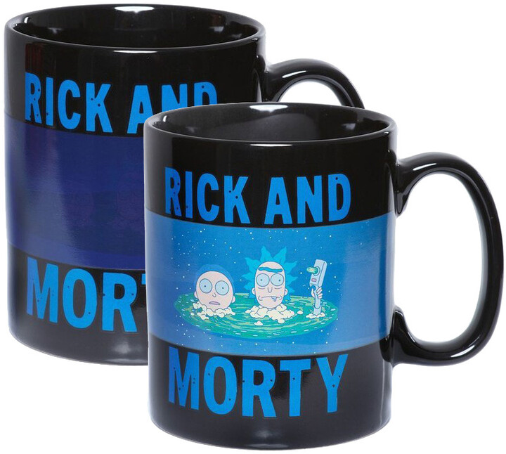Hrnek Rick and Morty - Portal (měnící se)