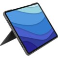 Logitech ochranný kryt s klávesnicí Combo Touch pro Apple iPad Pro 12.9&quot; (5. generace), UK, šedá_869909919