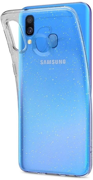 Spigen Liquid Crystal Glitter Galaxy A40, čirý_209684269