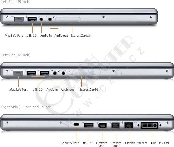Apple MacBook Pro 15&quot; 2.4GHz Intel Core 2 Duo/2x1GB/200GB/SD/AP/BT_754264727
