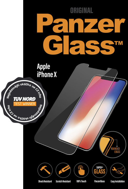 PanzerGlass Standard pro Apple iPhone X / XS, čiré_2068916922