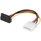 PremiumCord napájecí kabel SATA zahnutý 90°