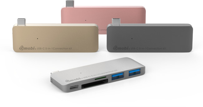 Gmobi Multi-port USB-C Hub, stříbrná_1316814255