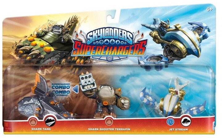 Figurka Skylanders Superchargers (Combo pack): Shark Tank + Shark Shooter + Jet Stream_1106909960