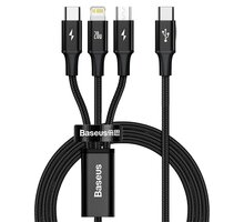 Baseus nabíjecí / datový kabel 3v1 Rapid Series USB-C - MicroUSB / Lightning / USB-C, PD 20W, 1.5m,_298757255