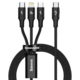 Baseus nabíjecí / datový kabel 3v1 Rapid Series USB-C - MicroUSB / Lightning / USB-C, PD 20W, 1.5m,_298757255