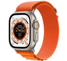 Apple Watch Ultra, 49mm, Cellular, Titanium, Orange Alpine Loop - Small_1153396973