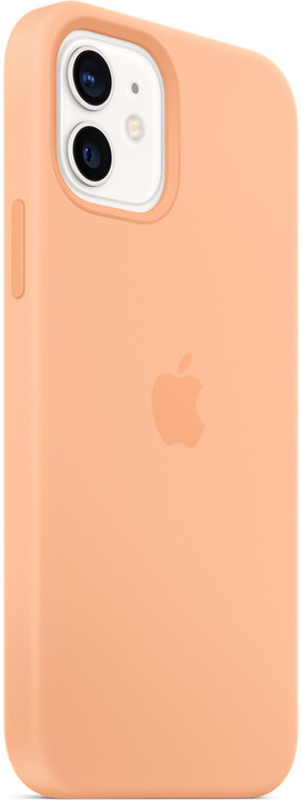 Apple silikonový kryt s MagSafe pro iPhone 12/12 Pro, světle oranžová_1269907534