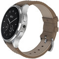 Vector SmartWatch Luna-Brushed Steel/Tan Leather/Sml Fit