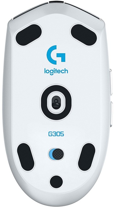 Logitech G305, bílá