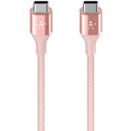 Belkin kabel Premium Kevlar USB-C to USB-C,1,2m, růžový
