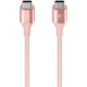 Belkin kabel Premium Kevlar USB-C to USB-C,1,2m, růžový