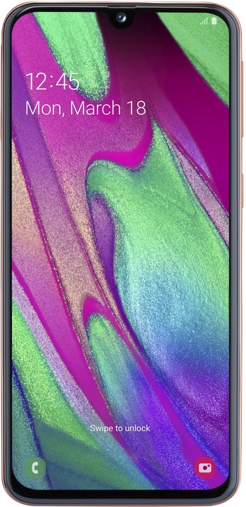 Samsung Galaxy A40, 4GB/64GB, oranžová_1561356141