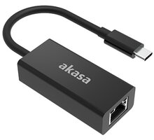 Akasa adaptér USB-C - RJ-45 Ethernet, 2.5 Gbps AK-CBCA29-15BK