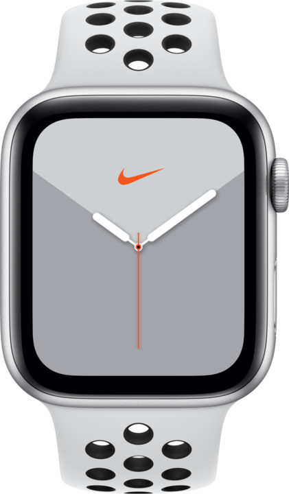 Apple Watch Nike Series 5 GPS, 44mm Silver Aluminium Case with Pure Platinum/Black Nike Sport Band_1867449687
