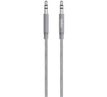 Belkin MIXIT 3,5mm Jack M/M Metallic kabel, 1,2 m, šedá_1388737059