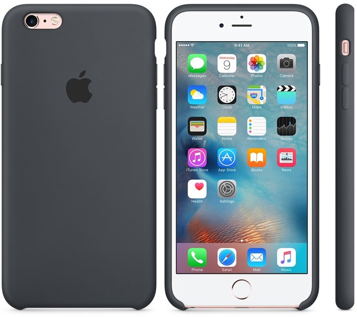 Apple iPhone 6s Plus Silicone Case, šedá_1935063667