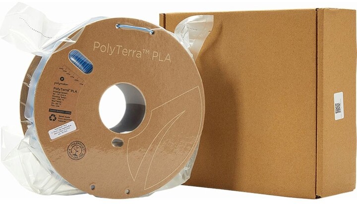 Polymaker tisková struna (filament), PolyTerra PLA, 1,75mm, 1kg, modrá_1826841263