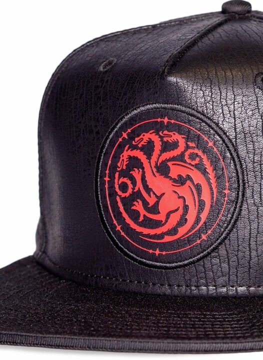 Kšiltovka Game of Thrones: House of the Dragon - Dragon Logo, snapback, nastavitelná_693788115