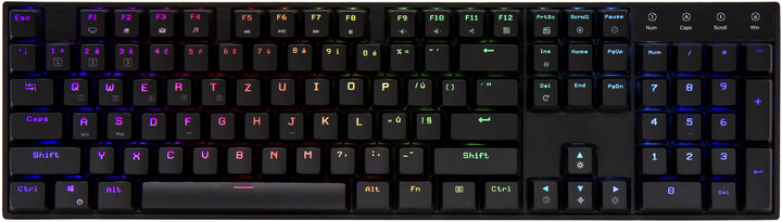 CZC.Gaming Lancer, herní klávesnice, Cherry MX Silent Red, CZ_1088996872