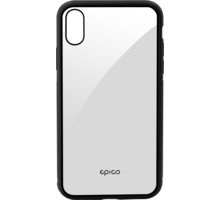 EPICO glass case pro iPhone XS Max transparentní/černý_995364437
