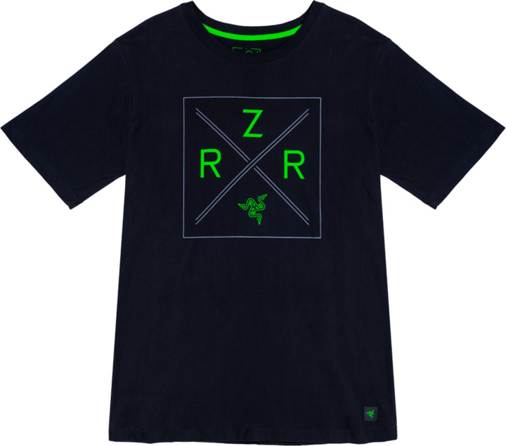 Tričko Razer Lifestyle Chroma Shield, černé (L)_1991771701