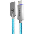Mcdodo Knight rychlonabíjecí datový kabel USB-C s inteligentním vypnutím napájení, 1,5m, modrá_1840158356