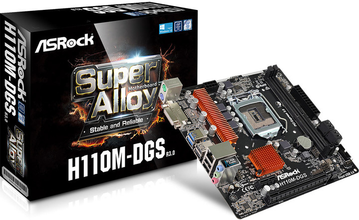 ASRock H110M-DGS R3.0 - Intel H110_1750199378