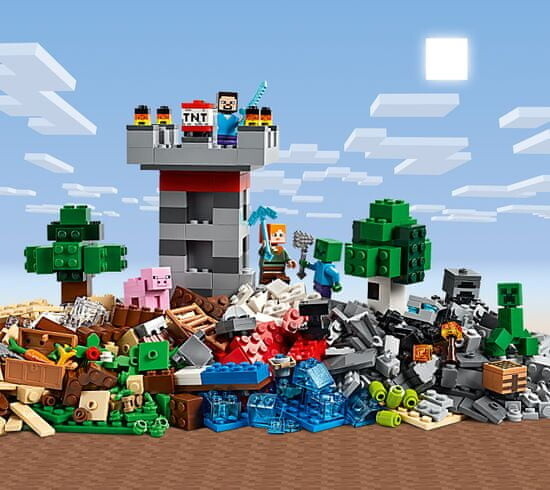 Extra výhodný balíček LEGO® Minecraft® - Kreativní box 21161, Podivný les 21168 a Králičí ranč 21181_60250897